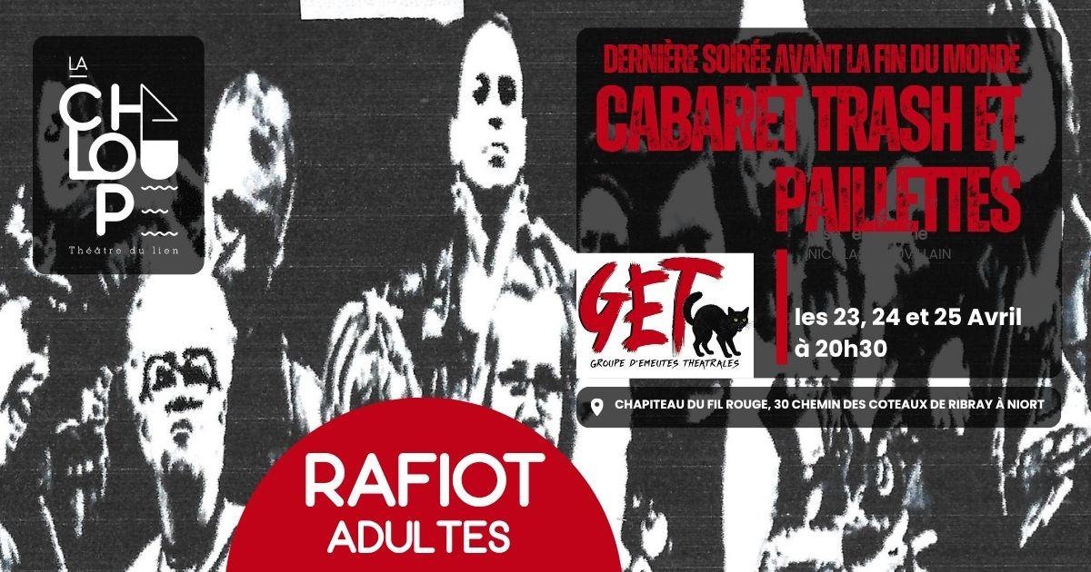 En avril, c'est la dernière soirée avant la fin du monde...